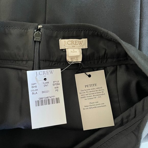 J. Crew - Black Pencil Skirt NWT - Picture 4 of 5